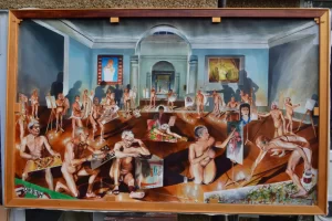 The School of Postmodernism by artist Vittorio Pelosi